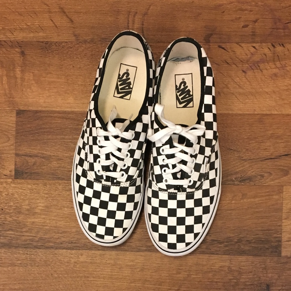 Checkered Vans